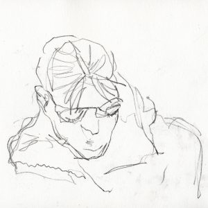 S.Horsley drawing - Halesworth woman