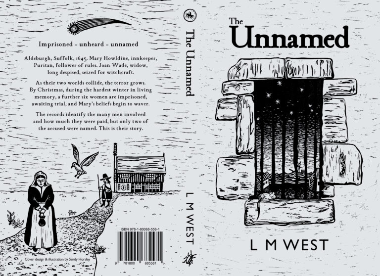 THE UNNAMED book cover by Sandy Horsley for author L M West