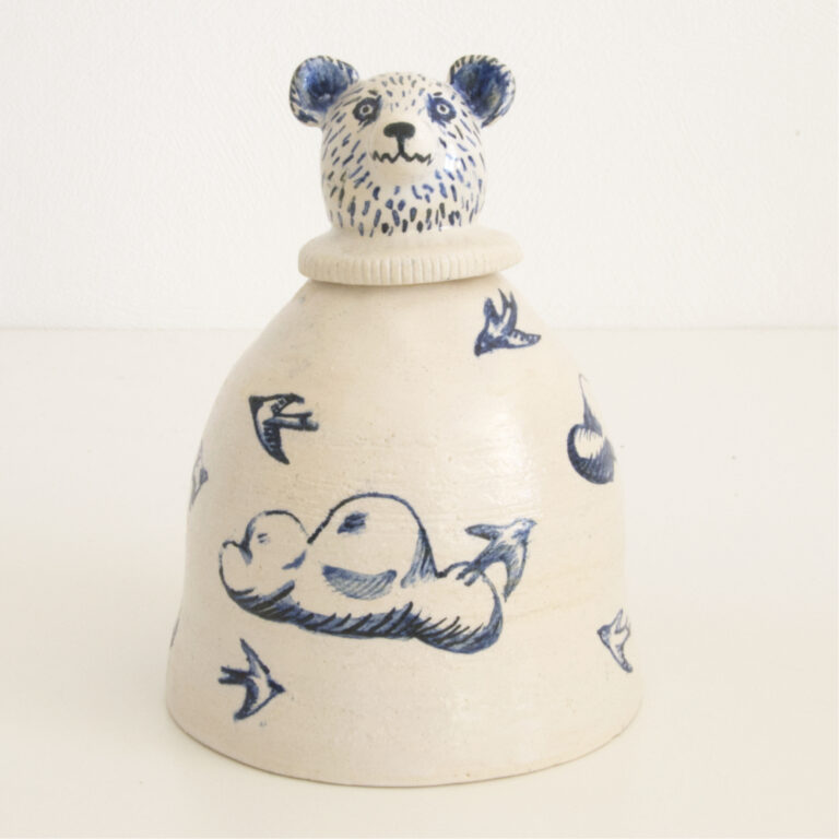 Arcas (Ursa Minor( ceramic by Sandy Horsley