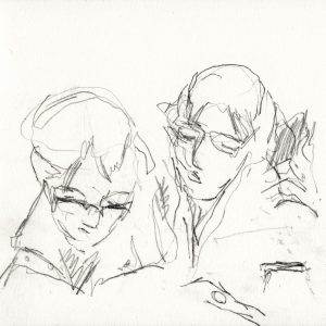 S.Horsley drawing - Halesworth women