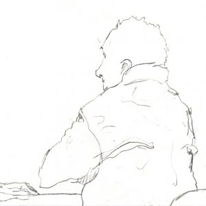 S.Horsley drawing - Ipswich man