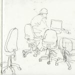 S.Horsley drawing - computer chairs